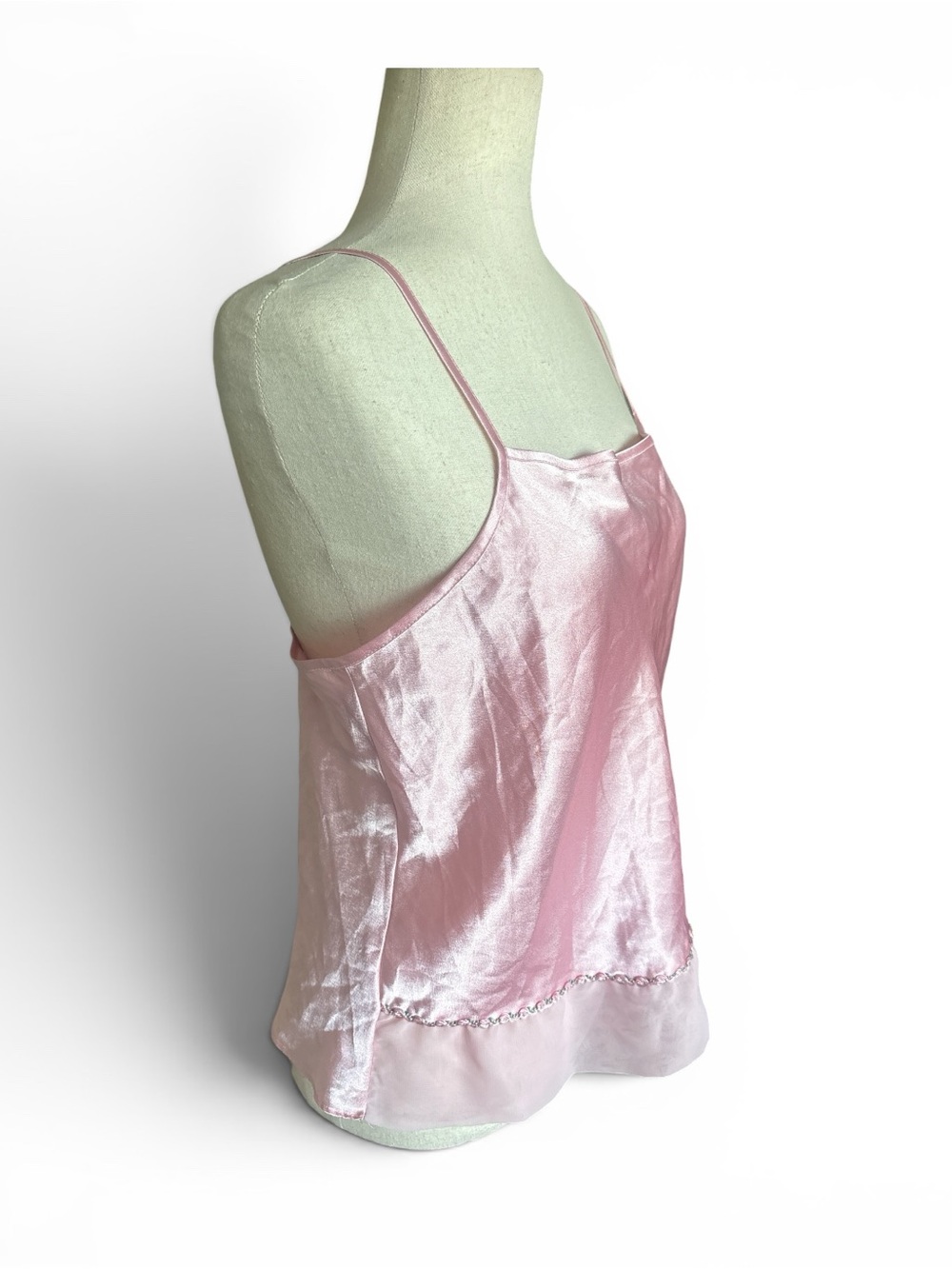 Vintage LA Intimates Pink Coquette Top